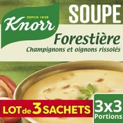 Soupe déshydratée Forestière Champignons KNORR