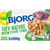 Tofu nature végétal bio BJORG