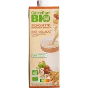 Boisson végétale riz noisette s/sucres ajoutés Bio CARREFOUR BIO