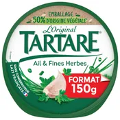 Fromage à tartiner Ail & Fines Herbes TARTARE