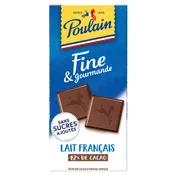 Tablette de Chocolat Fine & Gourmande Lait POULAIN