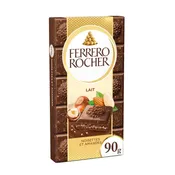 Tablette de chocolat Lait Amandes FERRERO ROCHER