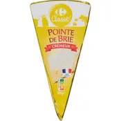 Pointe de Brie crémeux CARREFOUR CLASSIC'