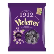 Bonbons Violettes goût acidulé GEORGES VERQUIN