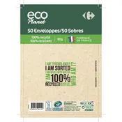 Enveloppe Recyclé - x50 - 80g/m² CARREFOUR