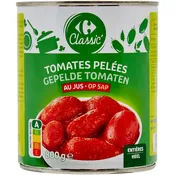 Tomates entières pelées au jus CARREFOUR CLASSIC'