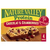 Barre de céréales chocolat et cranberries NATURE VALLEY
