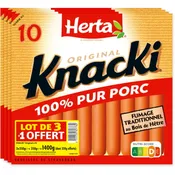 Saucisse knacki  HERTA