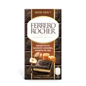 Tablette de chocolat Noir 55% Caramel FERRERO ROCHER