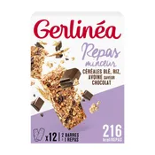 Barre repas minceur Céréales pépites chocolat GERLINEA