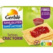 Tartine Crac'Form Sans Gluten GERBLE