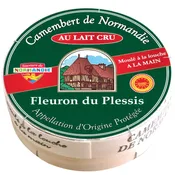 Camembert Au Lait Cru AOP FLEURON DU PLESSIS