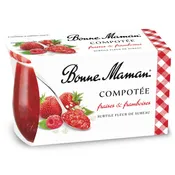 Compotée fraises et framboises fleur de sureau BONNE MAMAN