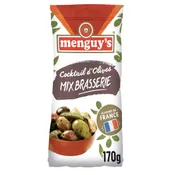 Olives vertes et noires dénoyautées Mix Brasseries MENGUY'S