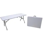 Table pliante multiusage blanc 180m 1ER PRIX