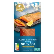 Filet de saumon fumé Norvège CARREFOUR SENSATION