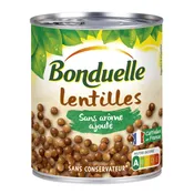 Lentilles jus nature BONDUELLE