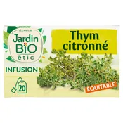 Infusion thym citron Bio JARDIN BIO ETIC