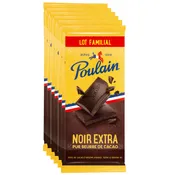 Tablette de chocolat noir extra pur beurre de cacao POULAIN