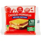 Fromage croque-monsieur nature CARREFOUR CLASSIC'