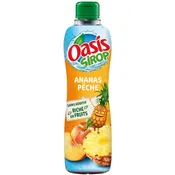 Sirop ananas et pêche OASIS