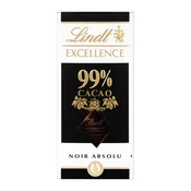 Chocolat noir 99% EXCELLENCE LINDT