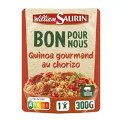 Plat Cuisiné Quinoa Gourmand Au Chorizo Bon Pour Nous WILLIAM SAURIN