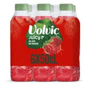 Eau aromatisée fraise VOLVIC JUICY