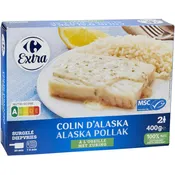 Colin d'Alaska sauce oseille CARREFOUR EXTRA