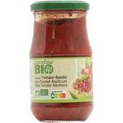 Sauce tomate basilic CARREFOUR BIO