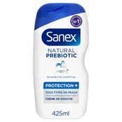 Gel Douche Protection+ Tous Types De Peaux Natural Prebiotic SANEX
