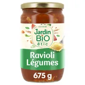 Ravioli légumes Bio JARDIN BIO ETIC