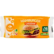 Fromage Cheddar pour Hamburger CARREFOUR CLASSIC'