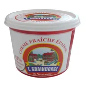 Crème Fraiche Epaisse de Normandie 42% Mat.Gr. E. GRAINDORGE