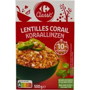 Lentilles corail CARREFOUR CLASSIC'