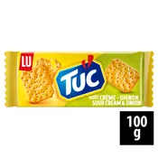 Biscuits apéritifs crackers goût crème oignon Tuc LU