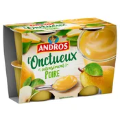 Dessert fruitier Onctueux poire ANDROS
