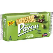 Biscuits apéritifs Crackers aux olives PAVESI