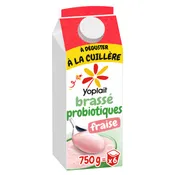 Yaourt brassé probiotiques fraise YOPLAIT