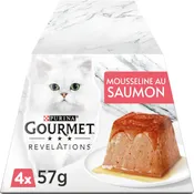 Pâtée pour chat Adulte en mousse au saumon  PURINA