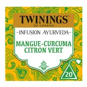 Infusion Ayurveda Mangue Curcuma Citron Vert TWININGS