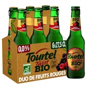 Bière sans alcool duo de fruits rouges bio TOURTEL TWIST BIO