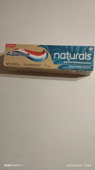 Dentifrice Aquafresh naturals