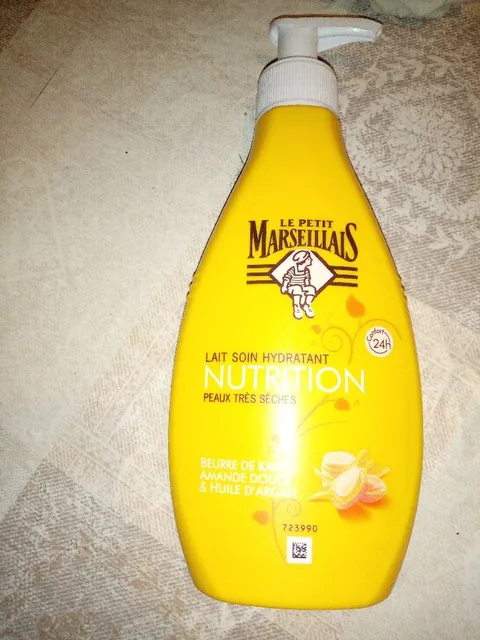 Mon avis sur un produit acheter en promotion le mois dernier:lait soin hydratant Nutrition peaux très sèche le petit marseillais - 2