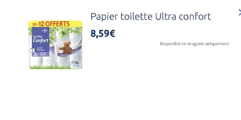 Papier toilette Carretour