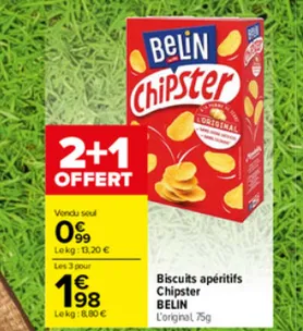 Chipster 2+1 Offert à Carrefour Market