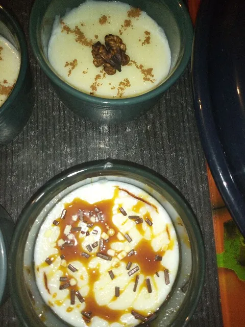 Dessert pour votre soirée ♥️Crème de riz=flan au lait parfumé à la fleur d'oranger