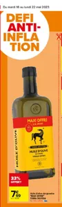 Promo sur l'huile d'olive