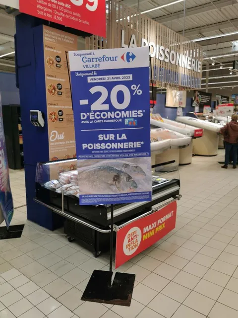 Promo pour les clients de Carrefour Villabé  🐟