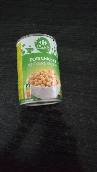 Pois chiches marque, carrefour classic